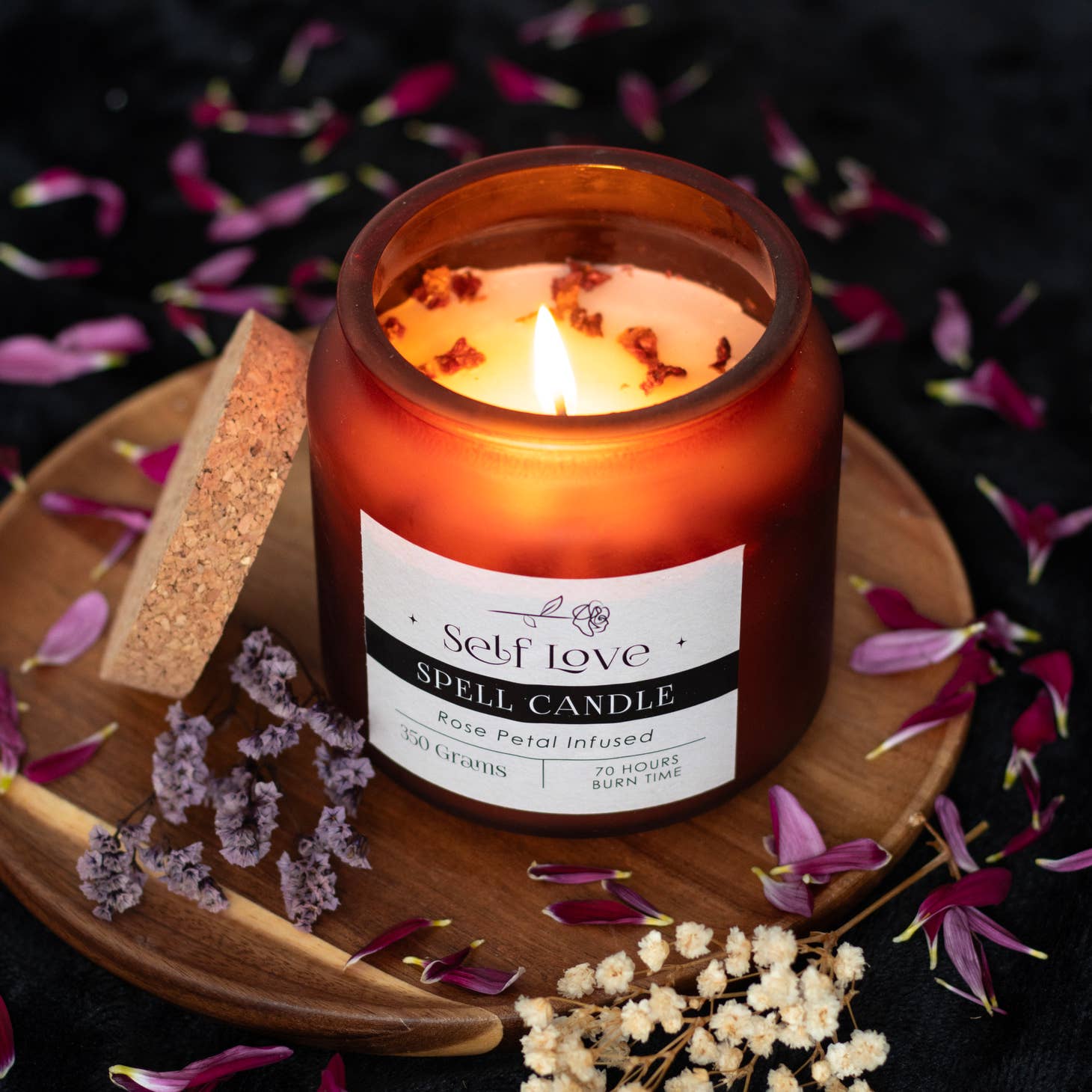 Rose Petal Infused Self Love Candle