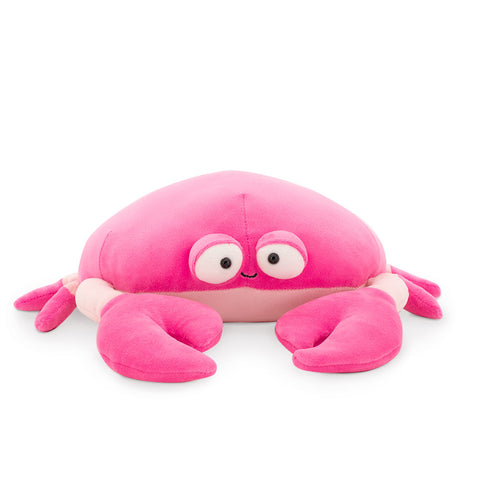 Bright Pink Crab, super soft material to touch.