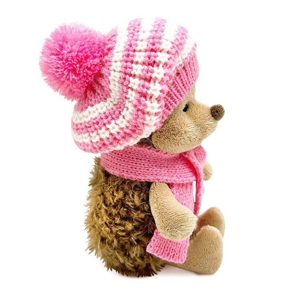 Fluffy the Hedgehog Pink Striped Beret