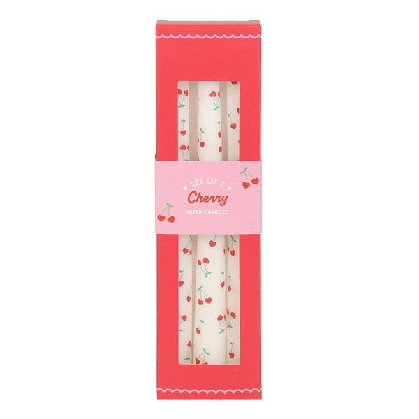 Cherry Taper Candles