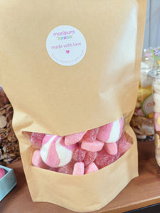 Large Strawberry & Cherry Pic n Mix Bags