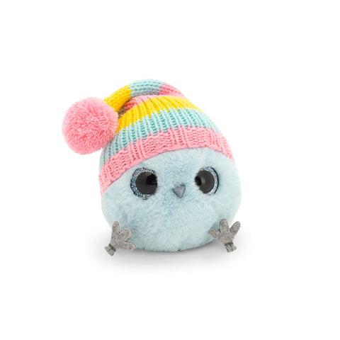 Striped Hat Whozie Soft Toy Blue