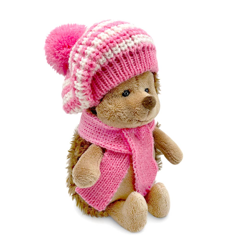 Fluffy the Hedgehog Pink Striped Beret