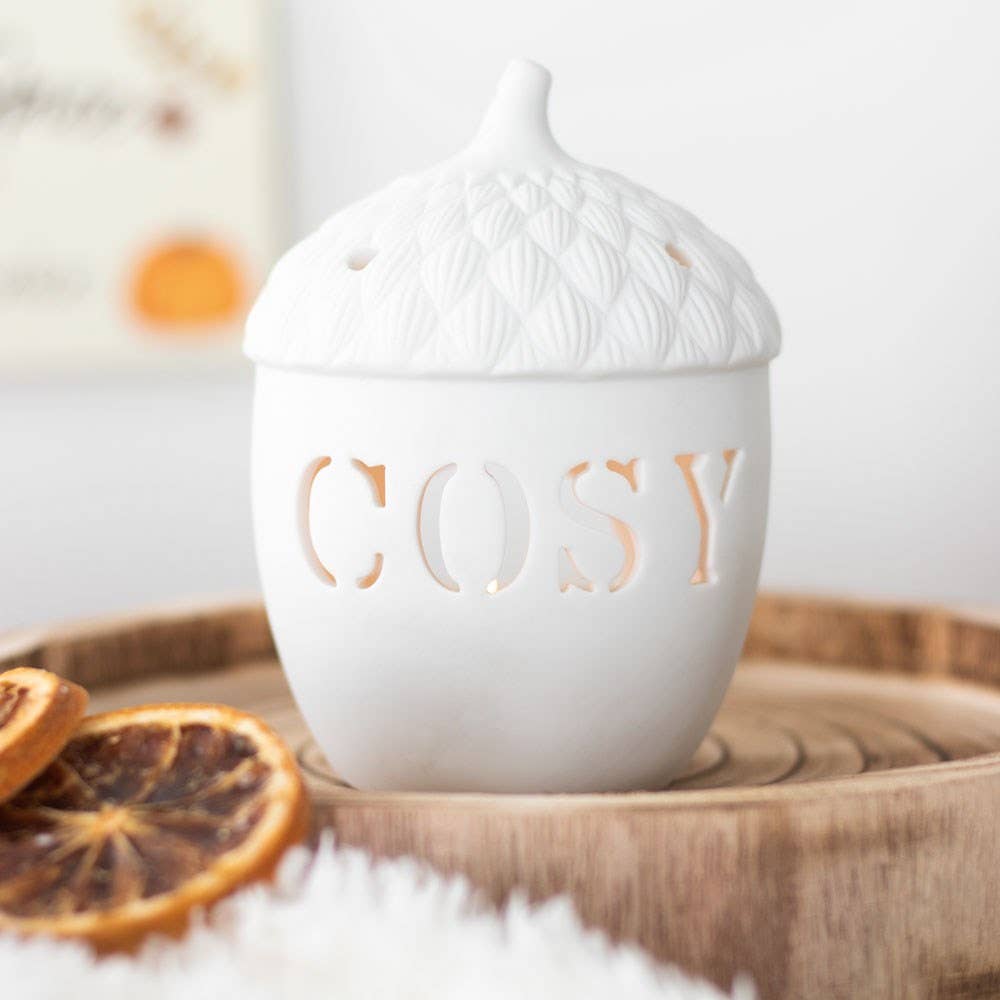 Cosy Acorn Tea light Holder