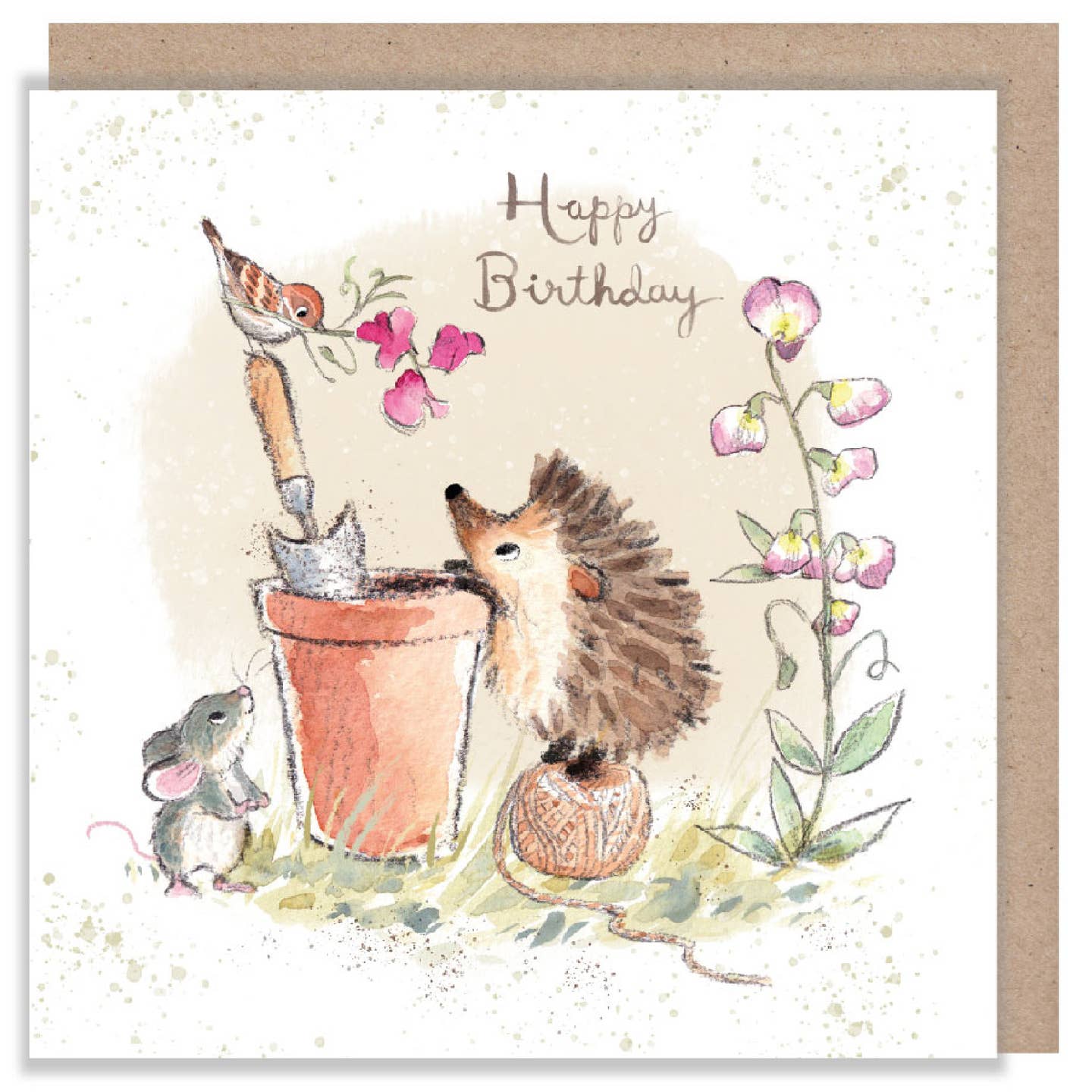 Sweet Peas Greetings Card - Morris & Maude