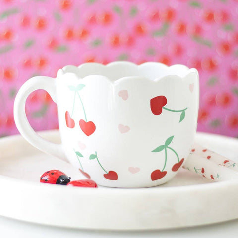 Cherry Heart Mug