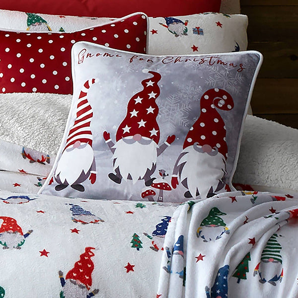 Festive Gonks Christmas Cushion