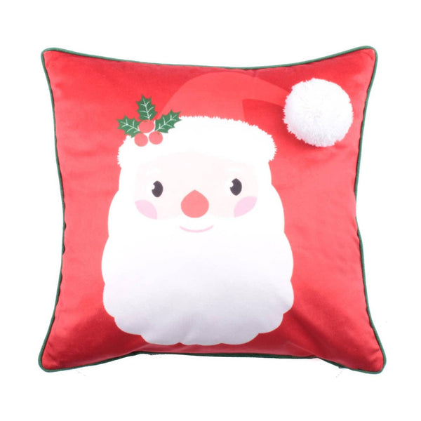 Jolly Santa Christmas Cushion