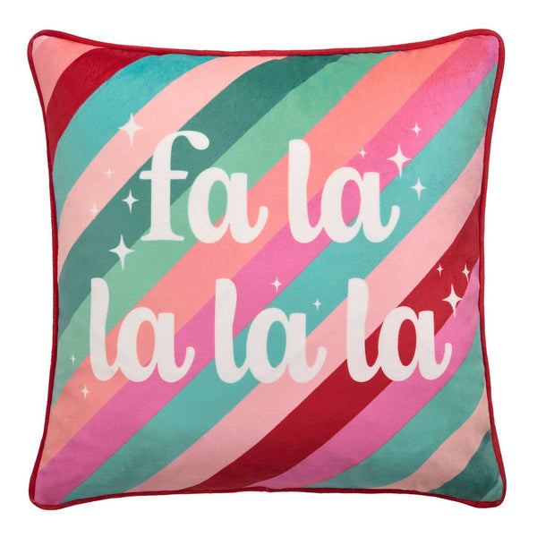 Fa La La La Christmas Cushion