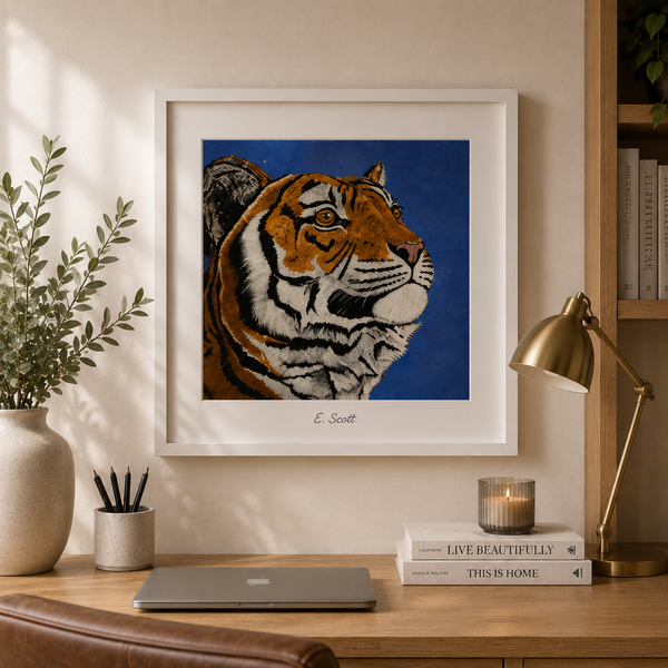 Eyes on the Horizon - Tiger Print