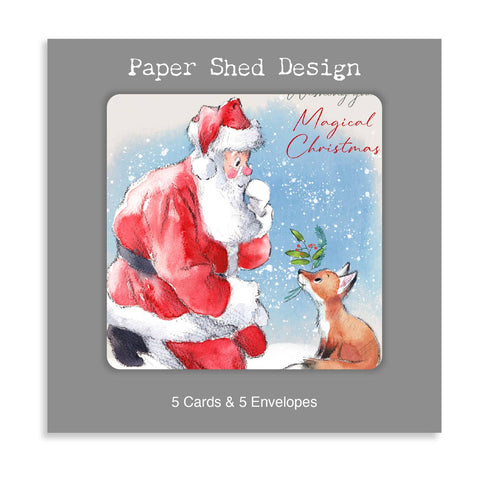 Santa Christmas Card Packs