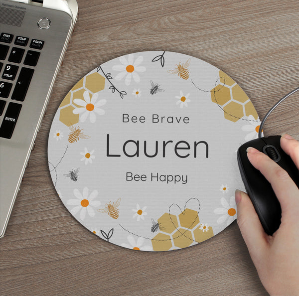 Personalised Bumble Bee Mouse Mat